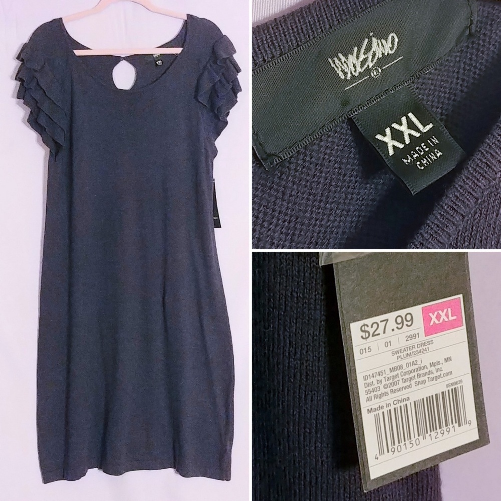 XXL Plum (NWT) Mossimo Sweater Dress